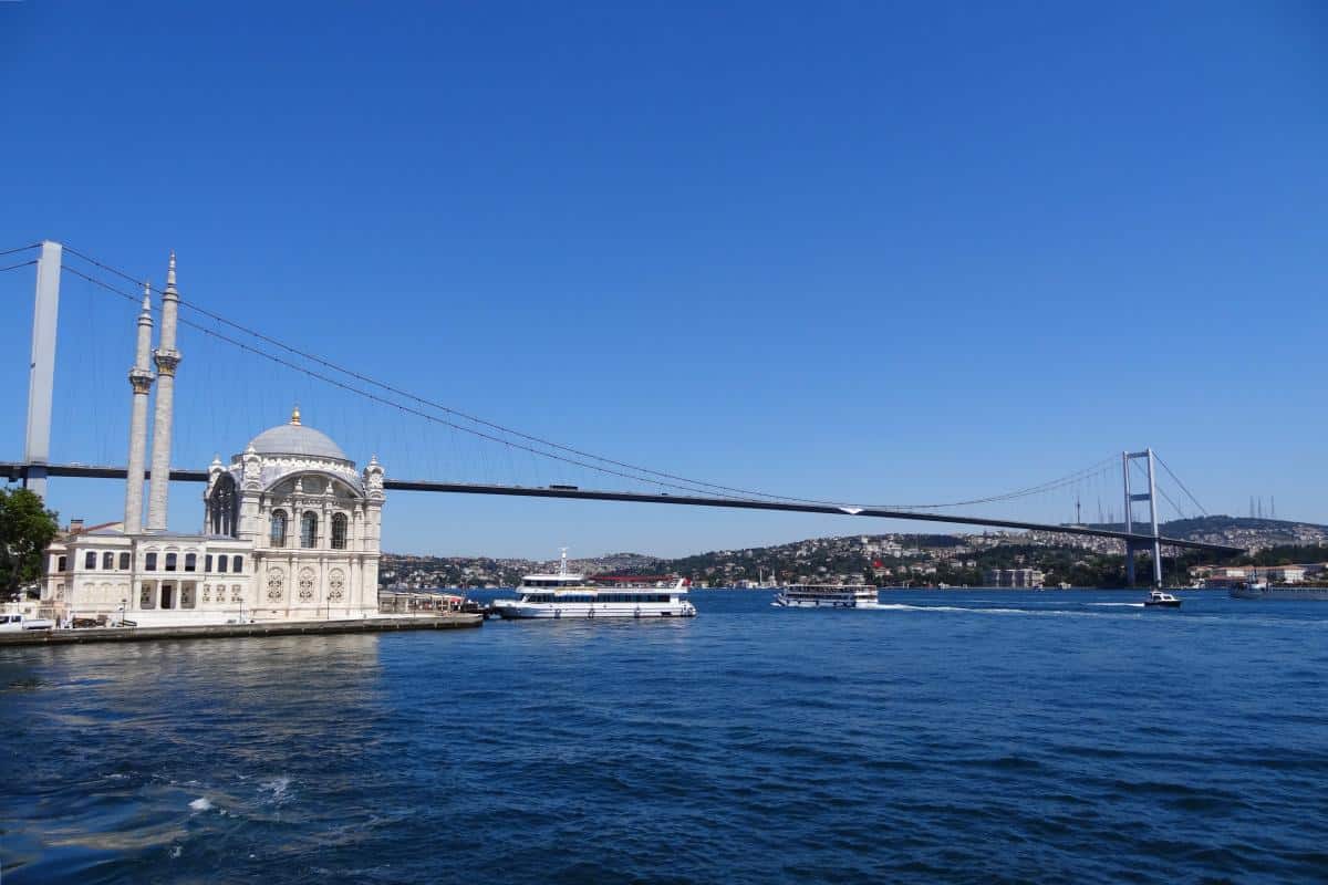 Ortaköy-Moschee und Bosporusbrücke