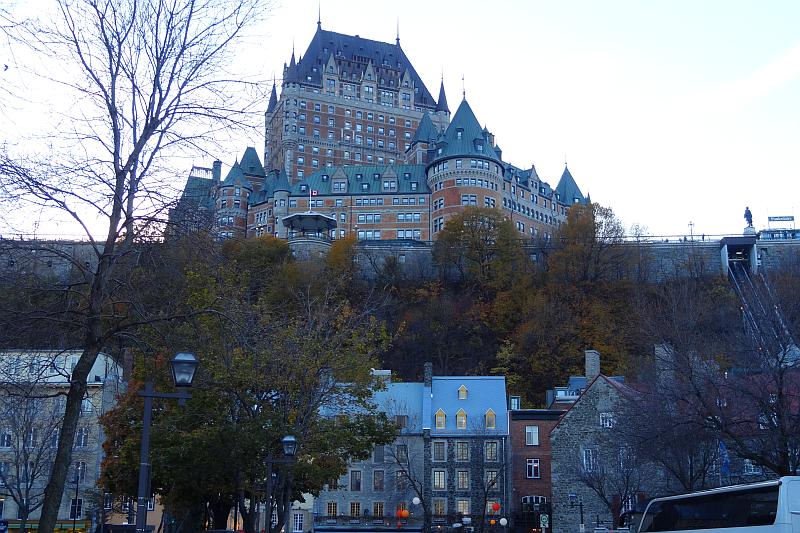 Blick aufs Château Frontenac, Québec