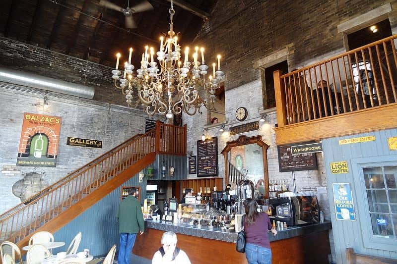 Kaffeehaus im Distillery District, Toronto