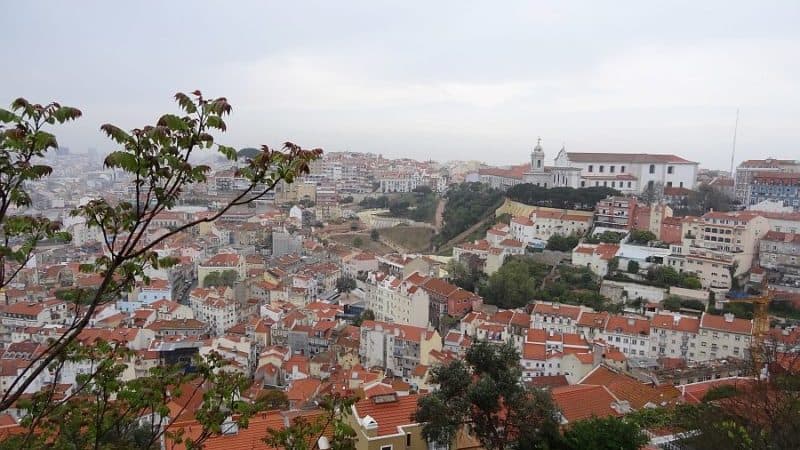 Castelo de São Jorge - Aussicht, Lissabon in zwei Tagen