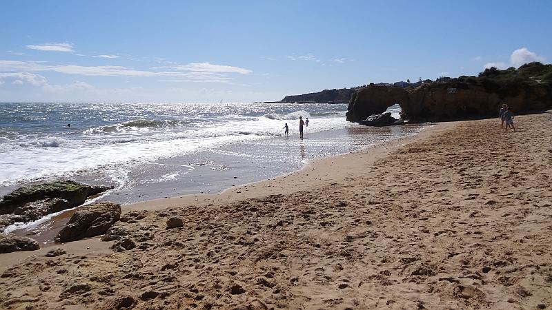 Strand von Albufeira, Westliche Algarve