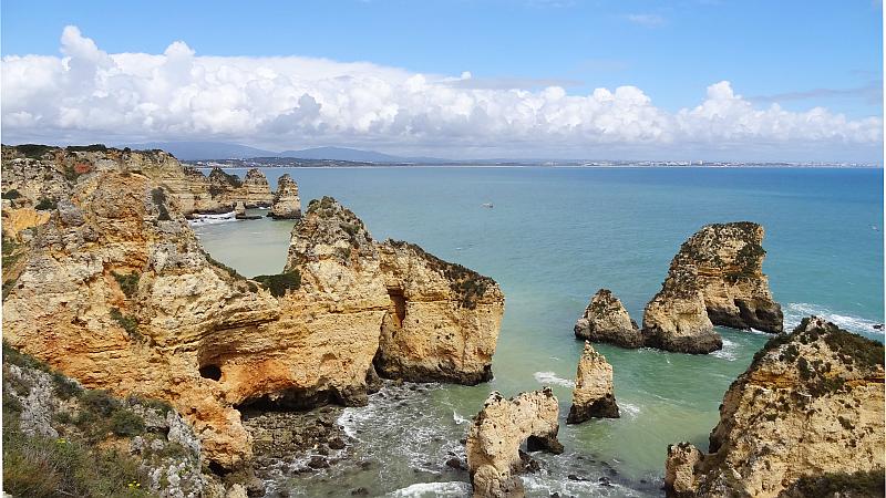 Felsnadeln an der Ponta da Piedade, Westliche Algarve