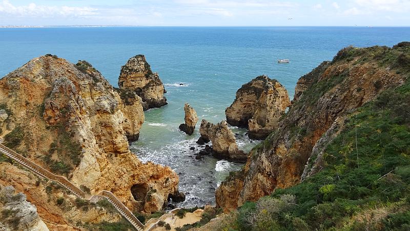 Aussicht an der Ponta da Piedade, Westliche Algarve