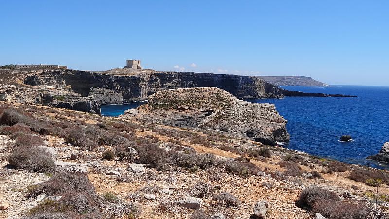 Landschaft auf Comino, Malta