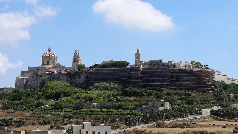 Mdina von unten, Malta