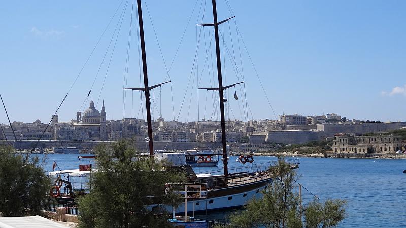 Hafenpanorama in Sliema, Malta