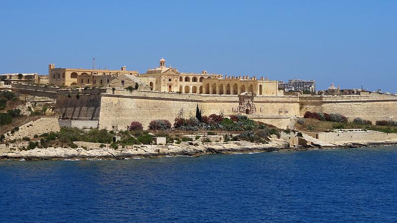 Festung in Valletta, Malta