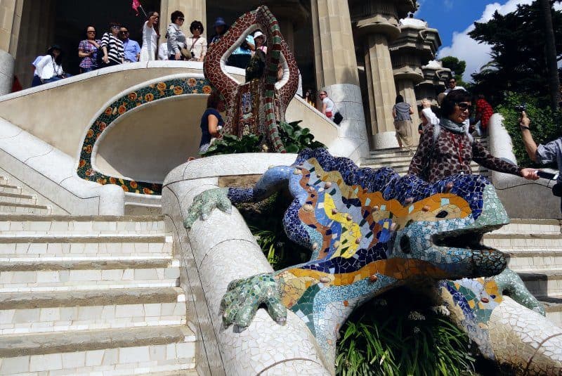 Park Güell - Drache