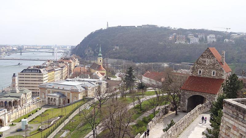 Blick vom Burgberg in Budapest