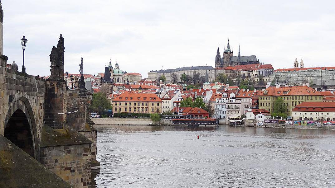 Prag - Aussicht auf den Hradschin