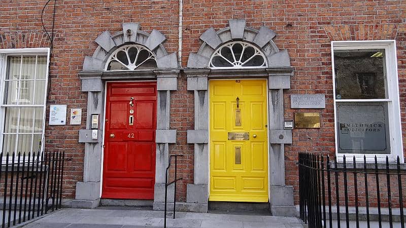 Bunte Türen in Kilkenny