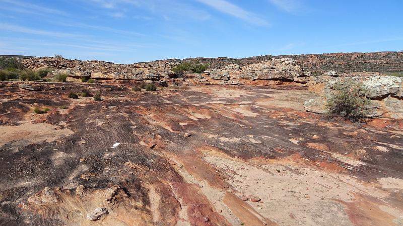 Trockenes Flussbett Western Cape