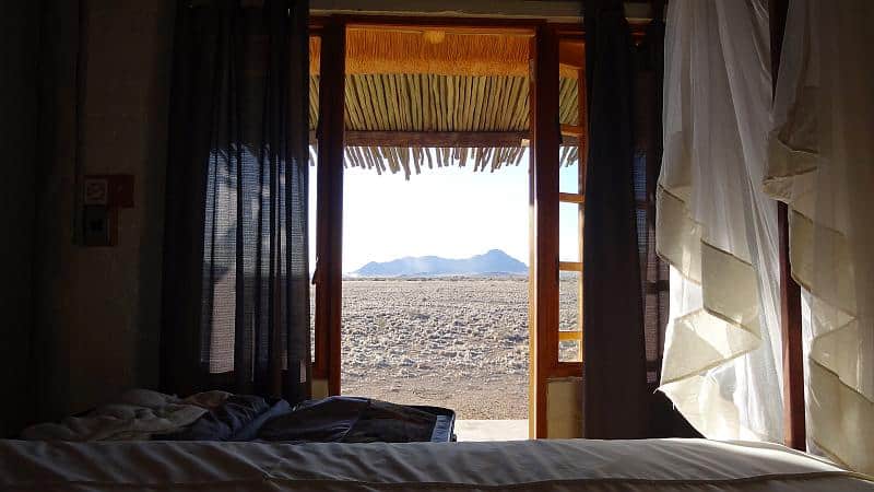 Blick aus der Lodge