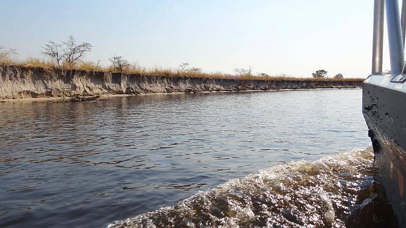 Flussfahrt im Bwabwata-Nationalpark