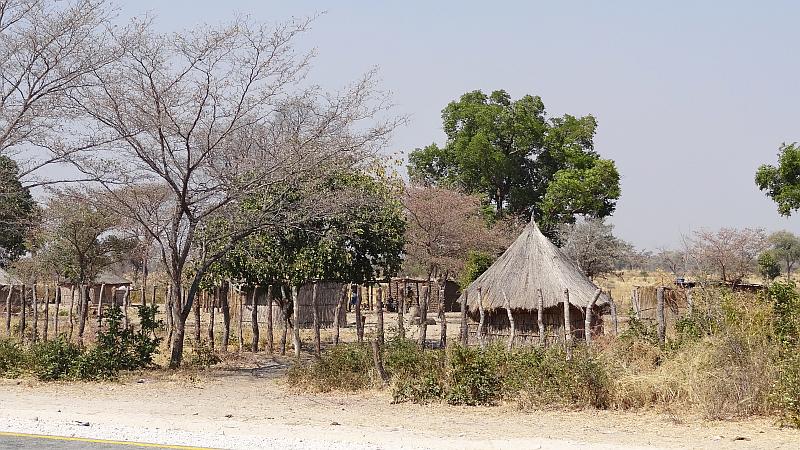 Palisadendorf in Kavango