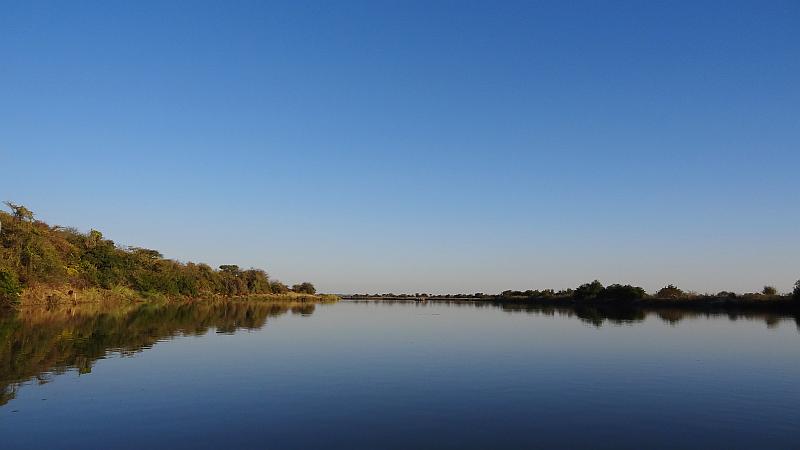 Blick auf den Okavango