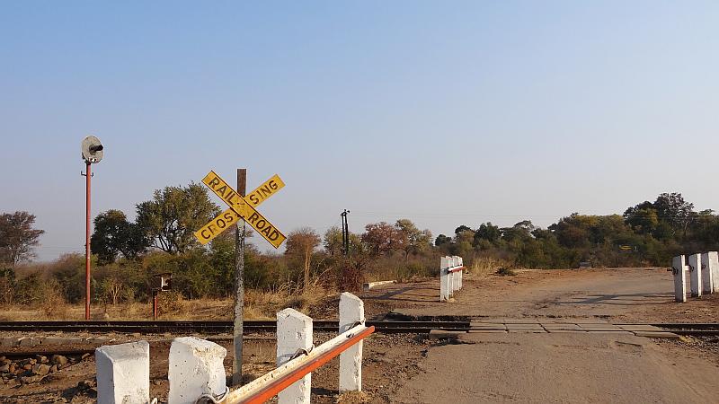 Eisenbahnschienen in Simbabwe