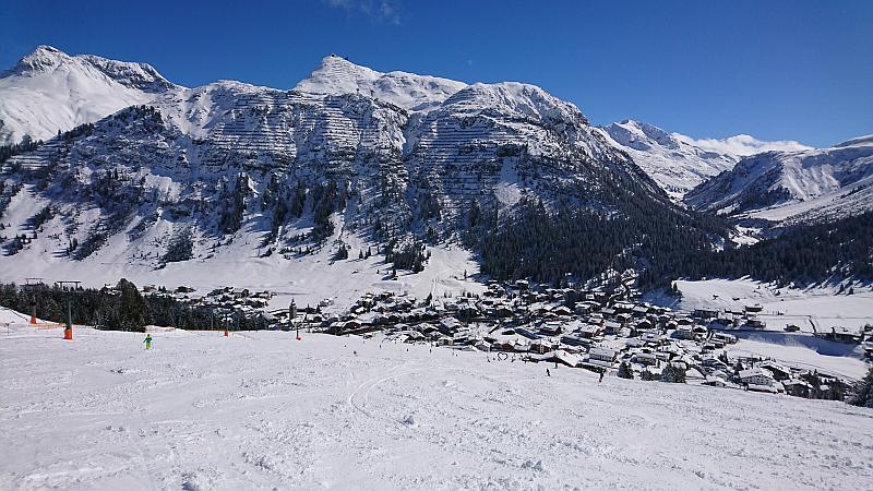 Blick auf Lech - Ski Arlberg