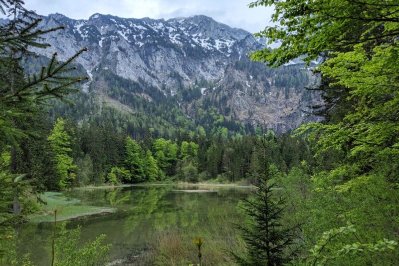 Bergpanorama am Taferlklaussee