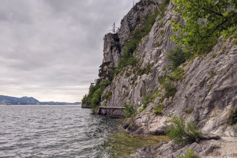 Steilklippe am Miesweg