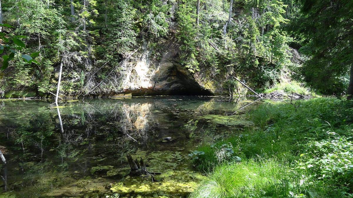 Spiegelklippen im Gauja-Nationalpark