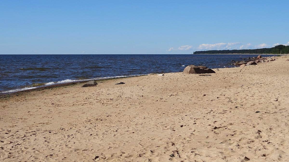 Strand in Vidzeme - Roadtrip durchs Baltikum