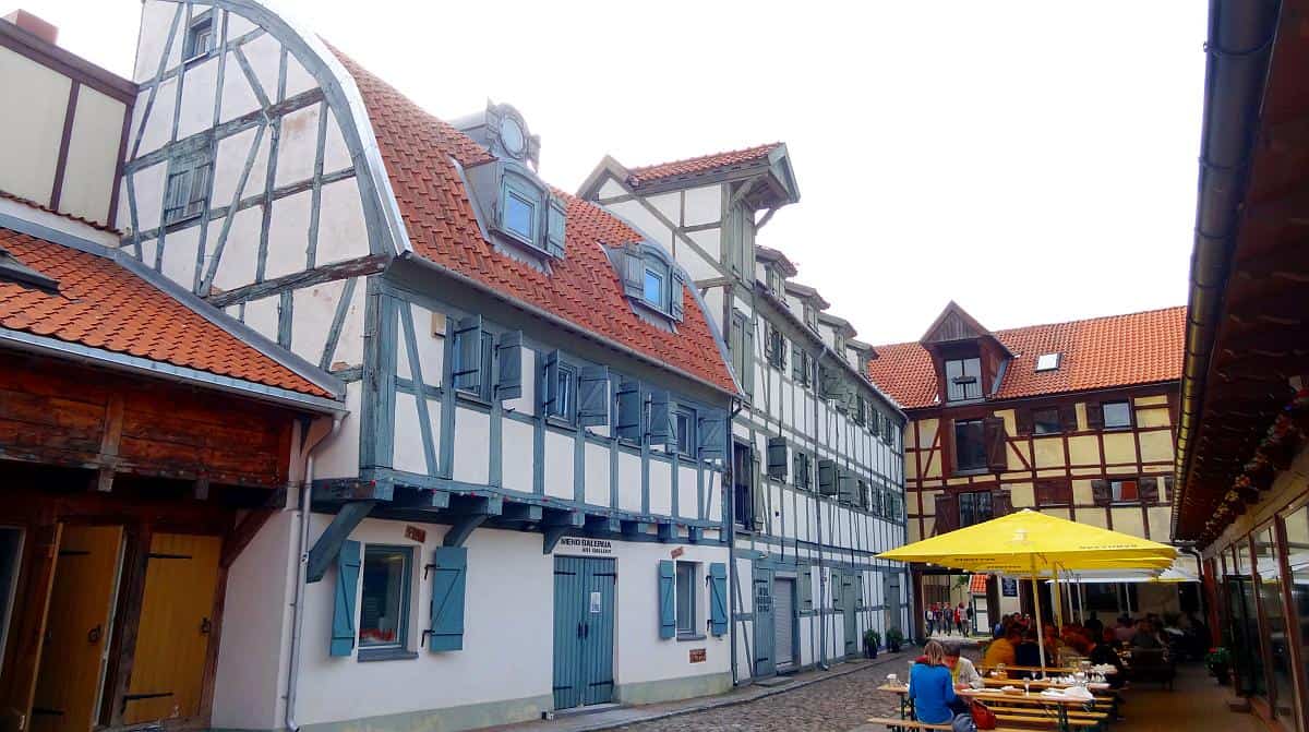 Fachwerk in Klaipėda - Roadtrip durchs Baltikum