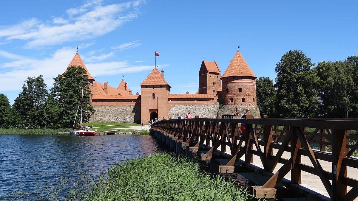 Wasserburg Trakai - Roadtrip durchs Baltikum