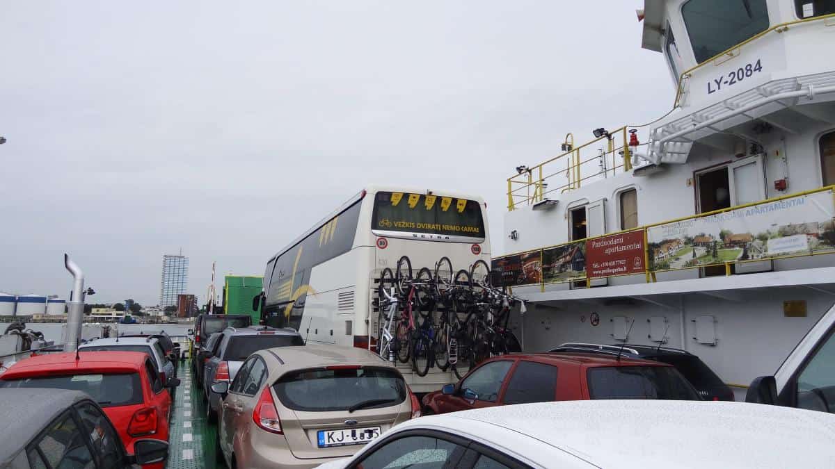Autofähre Klaipeda Smyltine, Kurische Nehrung