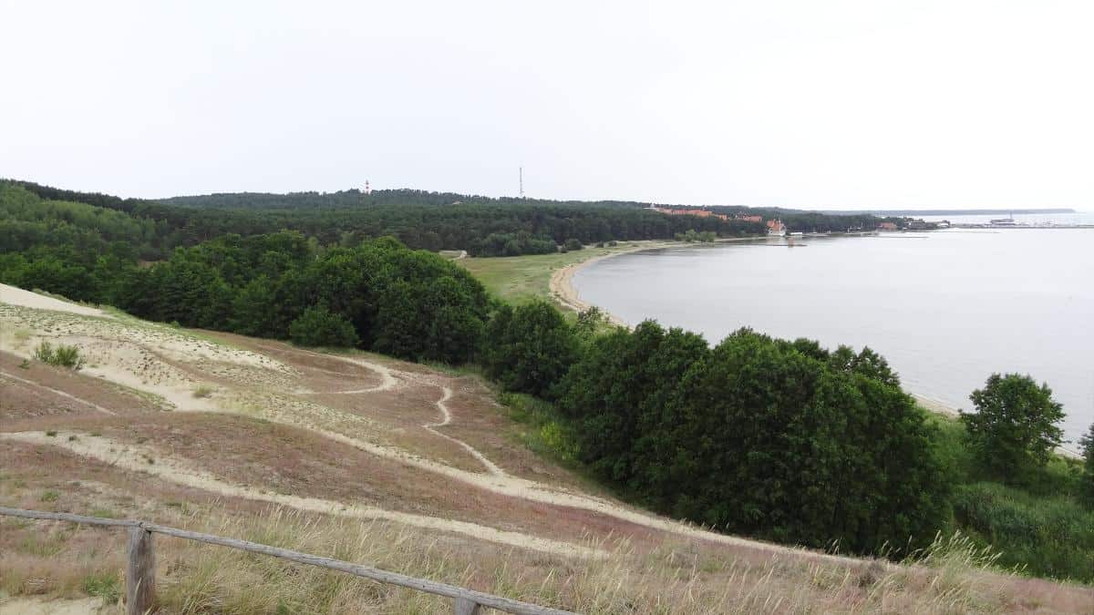 Blick auf Nida von der Höhen Düne