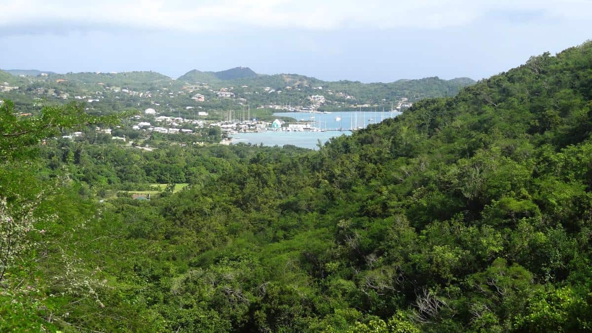 Landschaftspanorama, Antigua