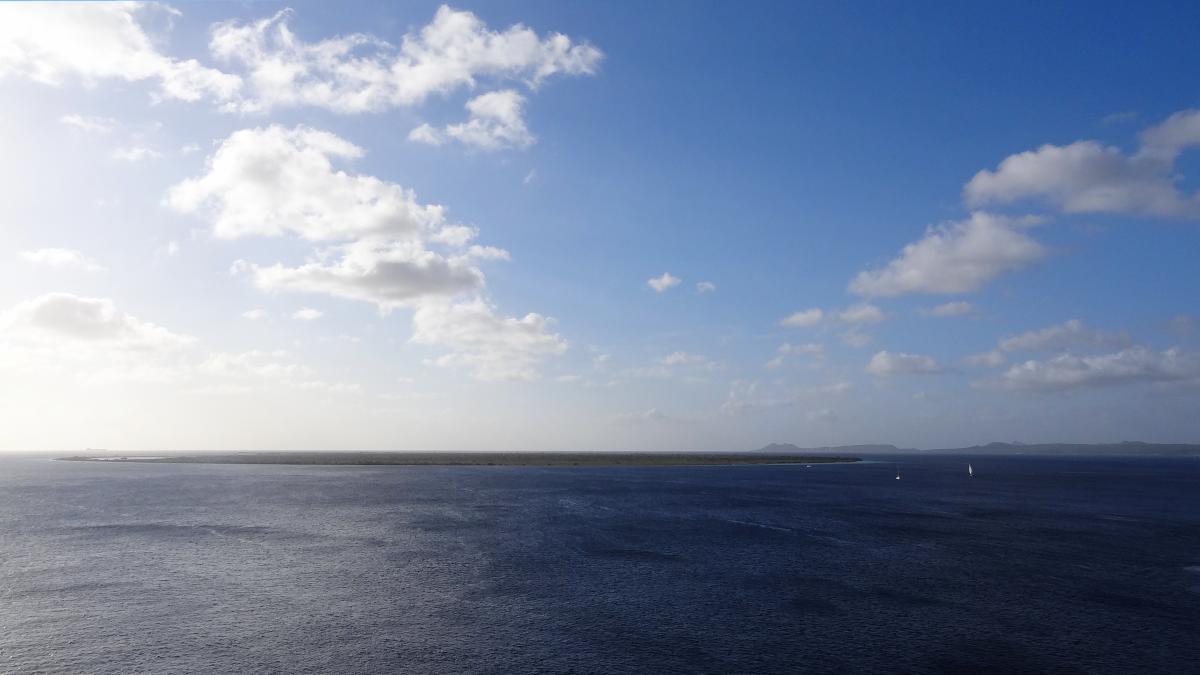 Blick auf Klein Bonaire