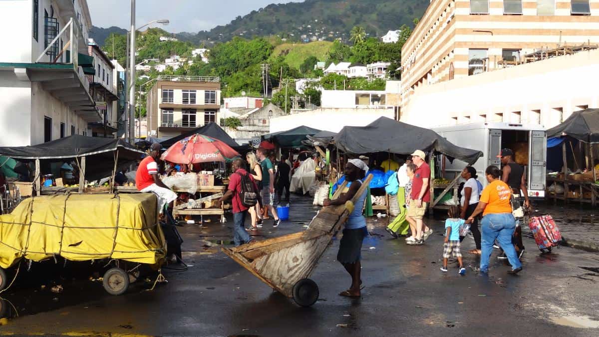 Markt in Kingstown, St. Vincent