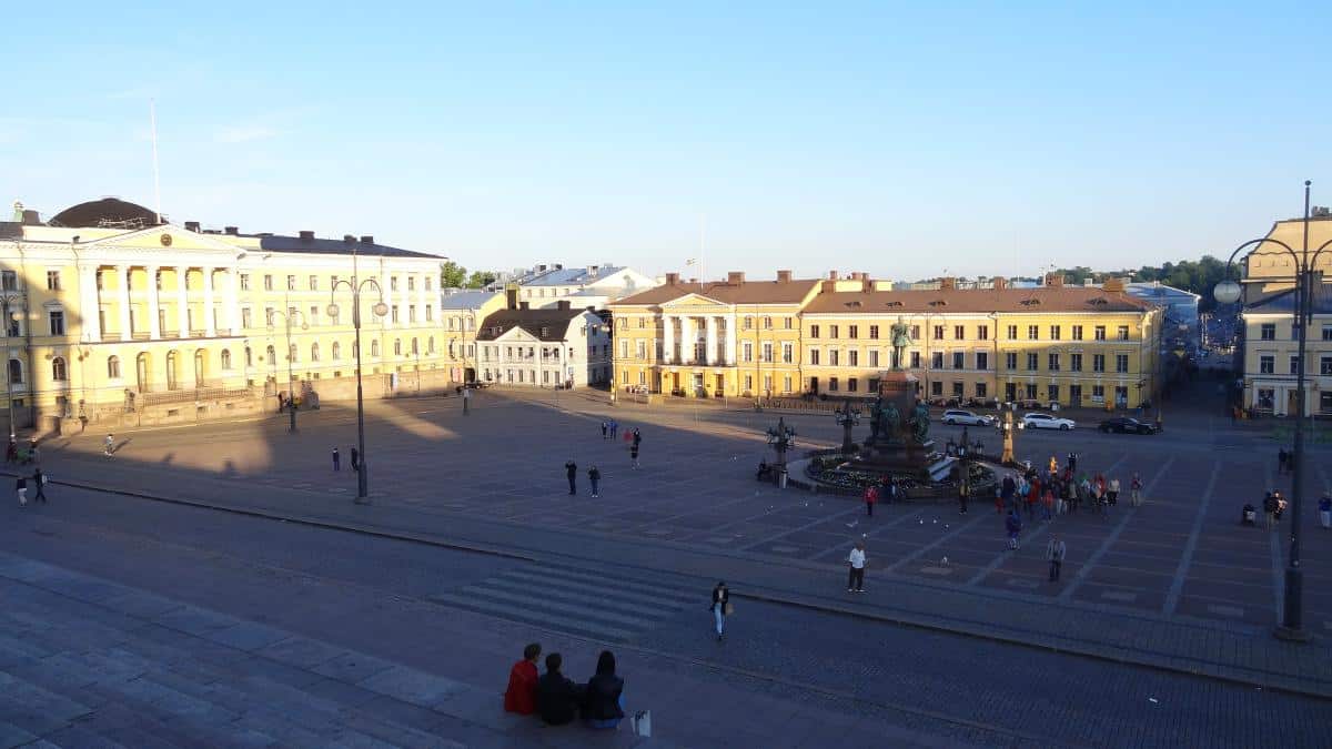 Blick über den Senatsplatz