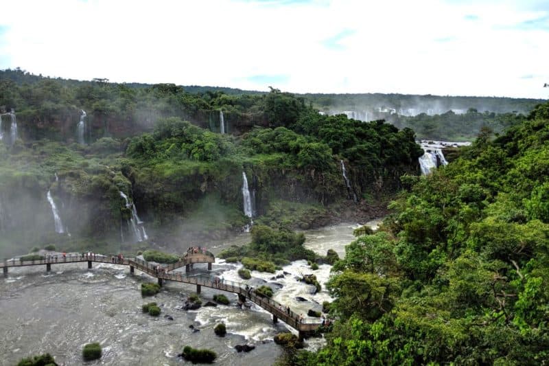 Panorma vom Iguazu-Aussichtsturm