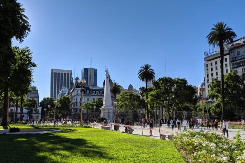 Plaza de Mayo, Pirámide de Mayo, Buenos Aires
