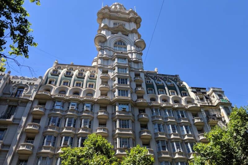 Palacio Barolo, Außenansicht, Avenida de Mayo, Buenos Aires