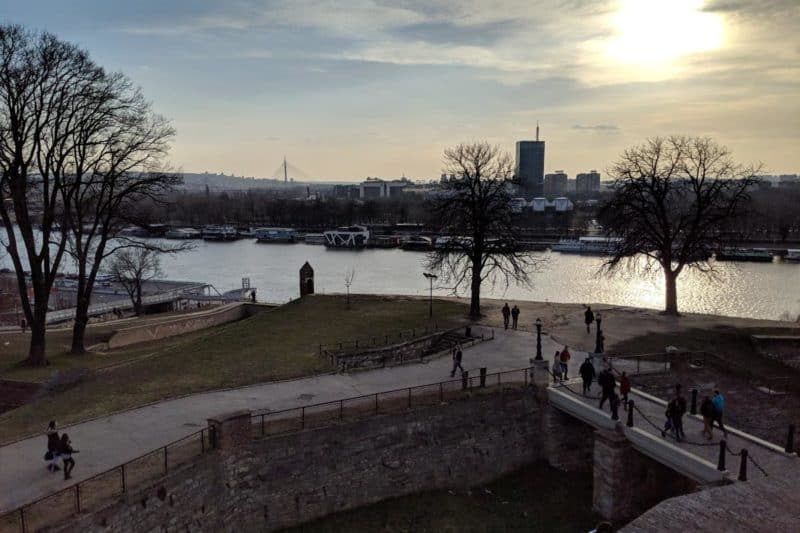 Aussicht vom Kalemegdan