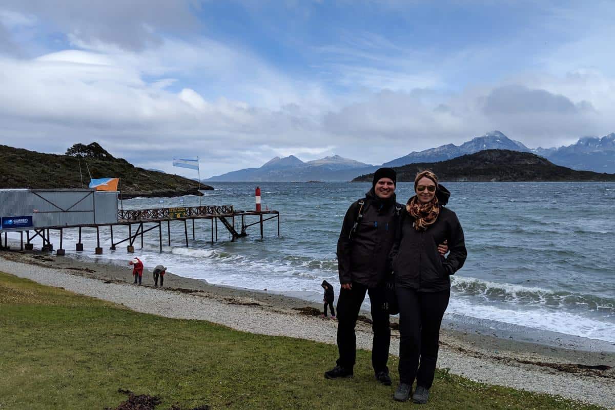 Wolfgang und Jessica in der Bahia Ensenada