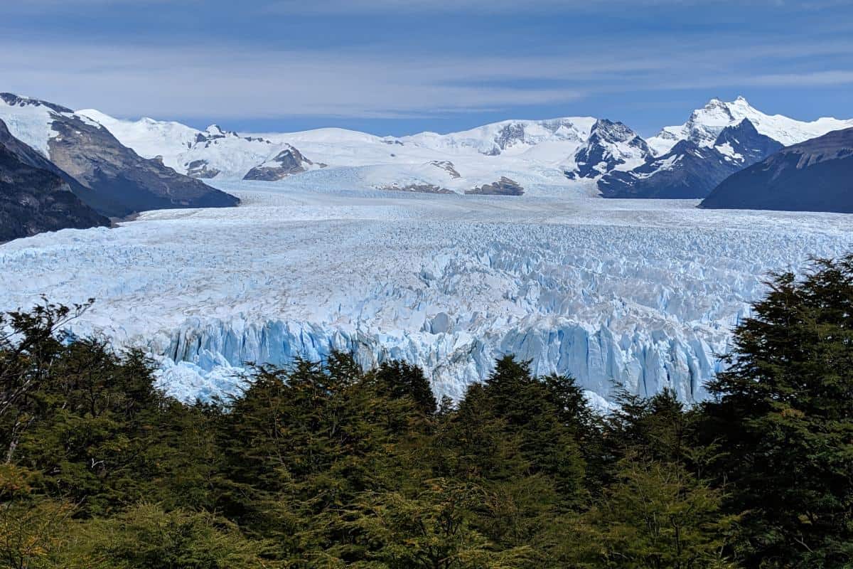 Perito-Moreno-Gletscher von oben