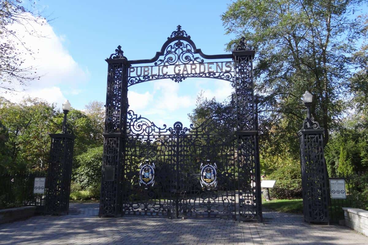 Schmiedeeisernes Tor der Halifax Public Gardens