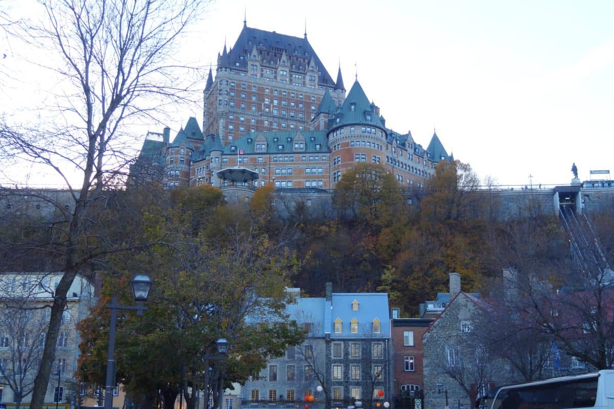 Blick aufs Château Frontenac, Québec