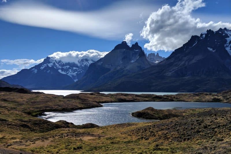 Cuernos del Paine hinter dem Lago Nordenskjöld