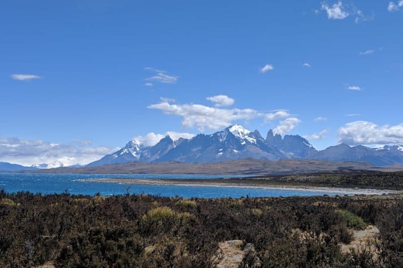 Das Paine-Massiv hinter dem Lago Sarmiento