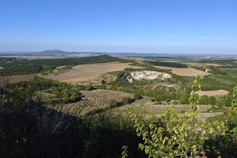Weite Aussicht über Niederösterreich, Tschechien und die Slowakei