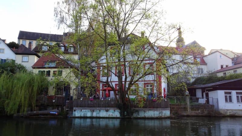 Haus mit Garten an der Regnitz in Bamberg