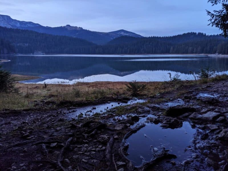 Abendstimmung am Crno Jezero