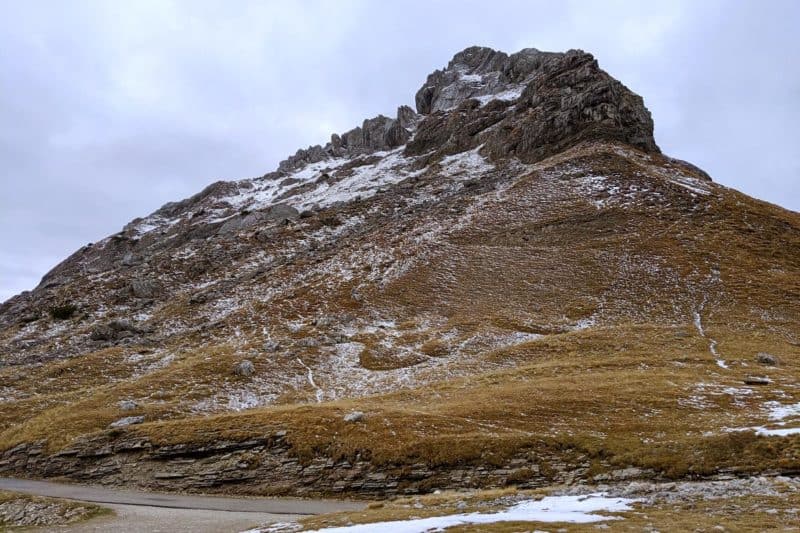 Erster Schnee auf den Bergen