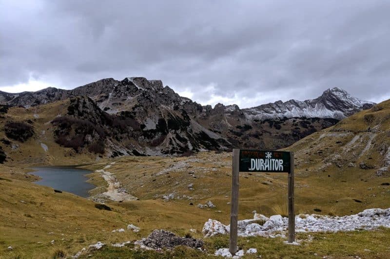 Berggipfel im Durmitor-Nationalpark