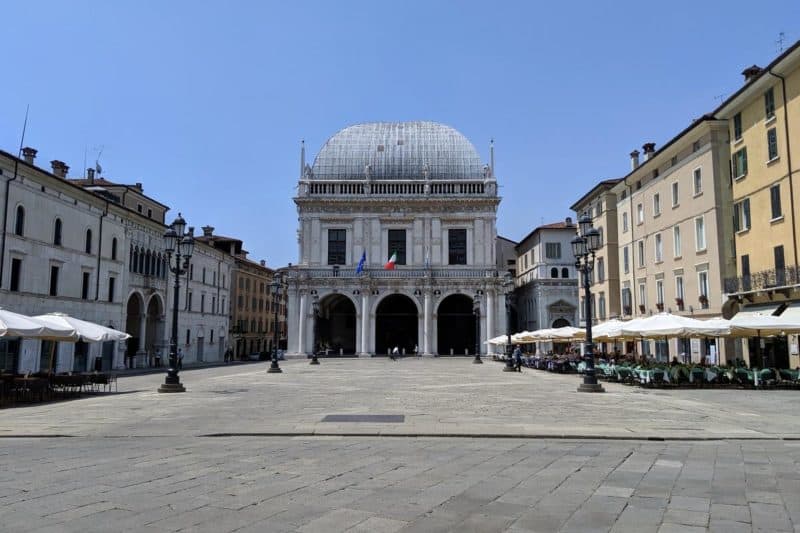 Piazza della Loggia in Brescia